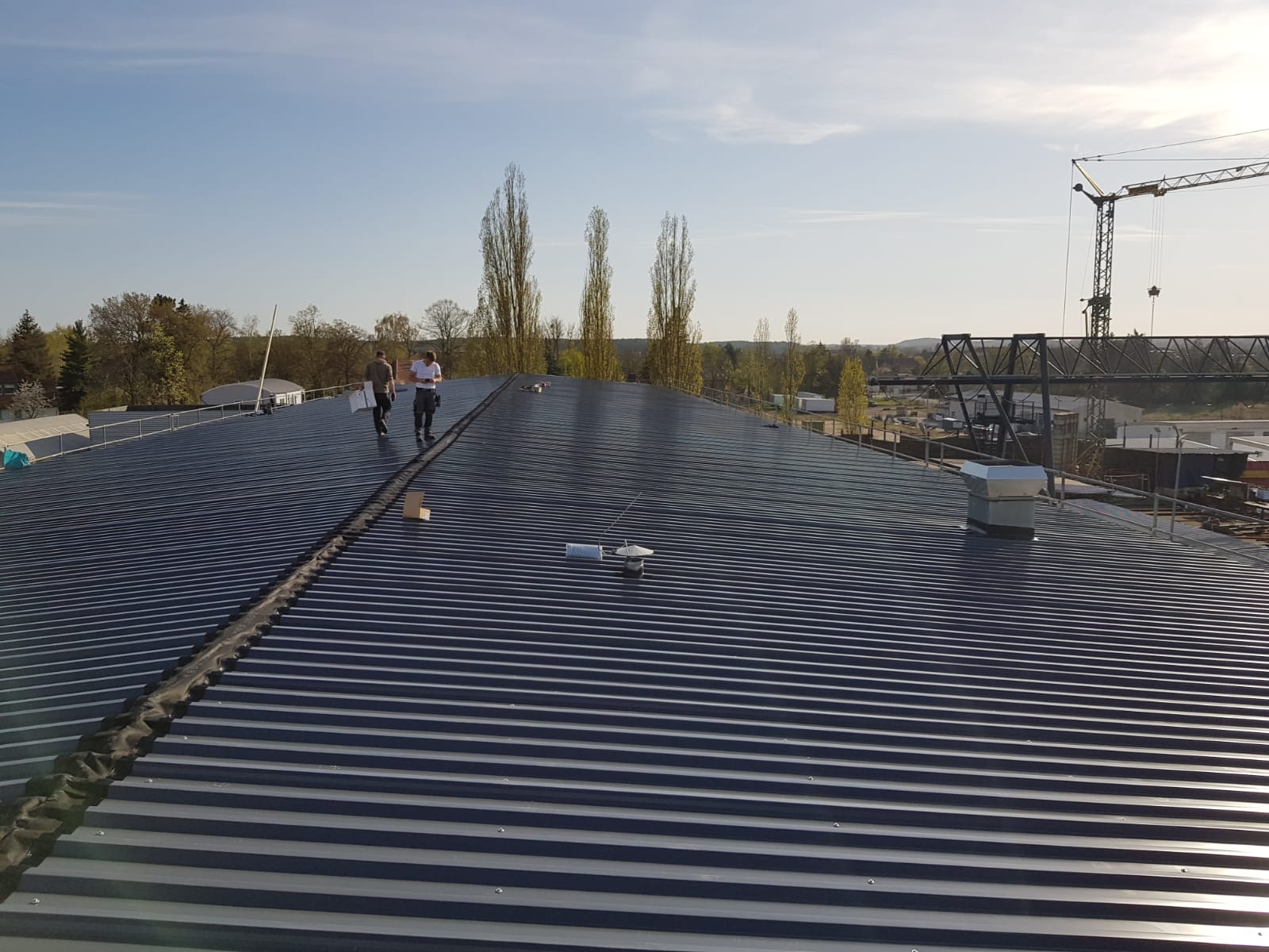 Profilblechdächer 21 – Holzbau Müller Rügen